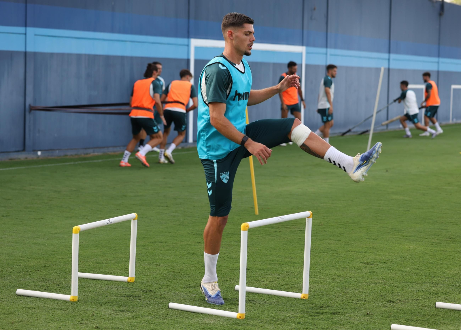 Javi Montero ya trabaja con el Málaga CF en el Anexo de La Rosaleda