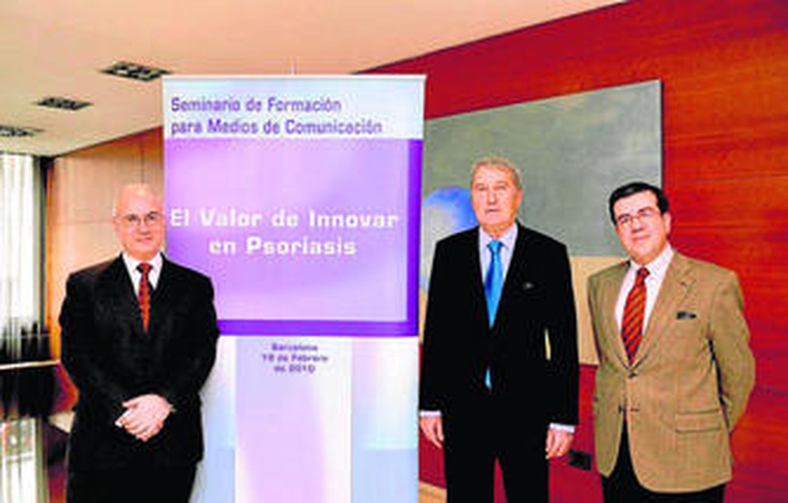 De izquierda a derecha los doctores Lluis Puig, Carlos Ferrándiz y Antonio Fernández.