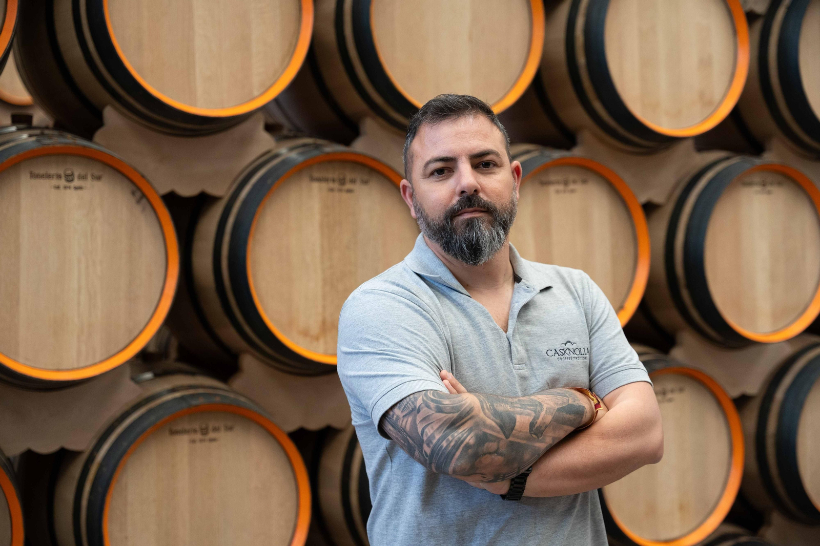 Rafa Cabello, gerente y maestro tonelero de Casknolia.