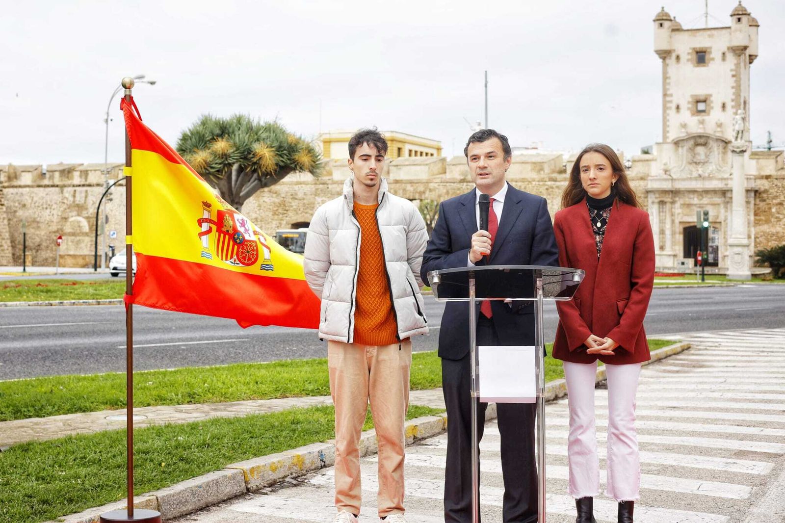 Imágenes del acto del Día de la Constitución en Cádiz