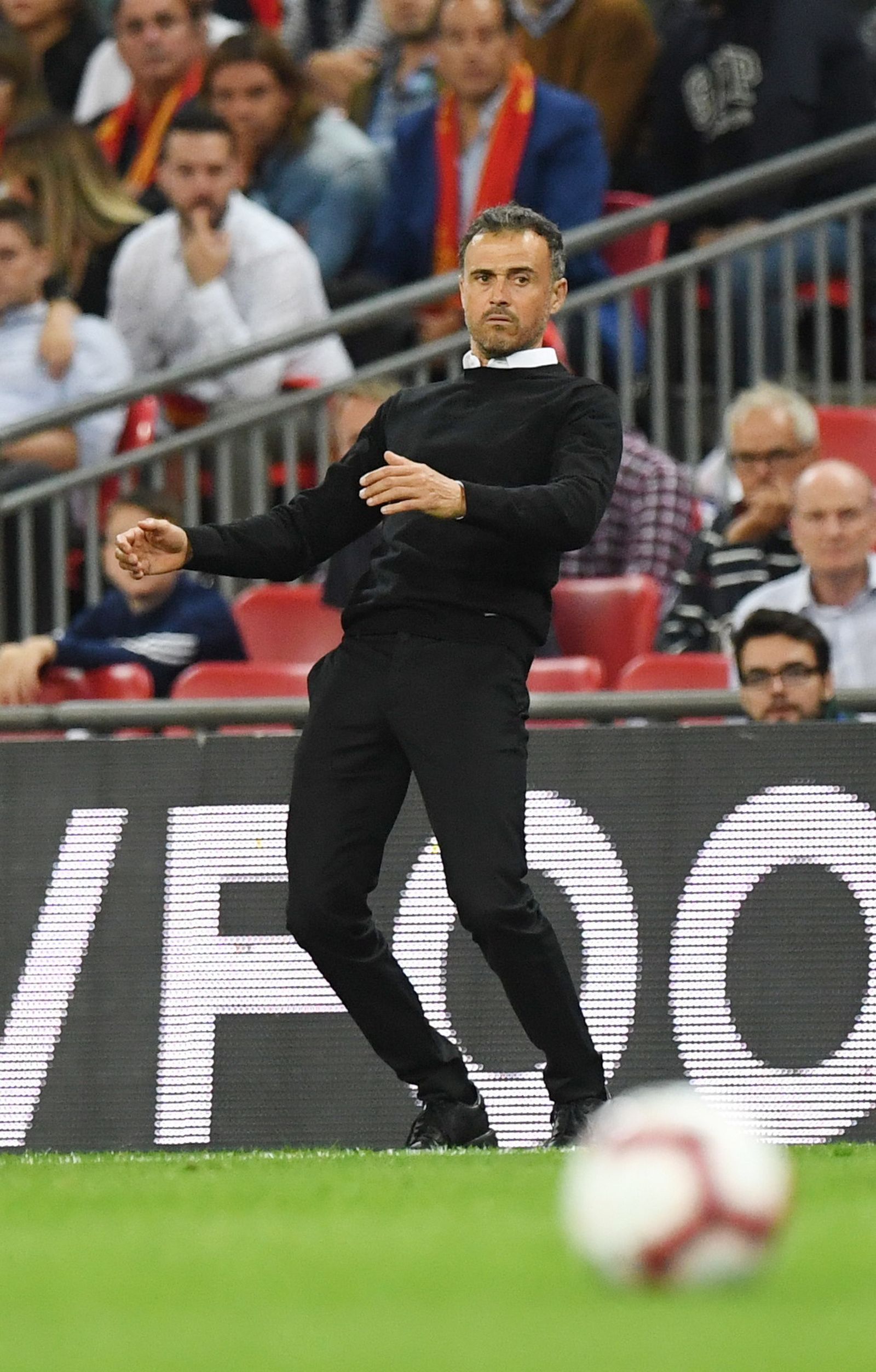 Las imágenes del Inglaterra-España