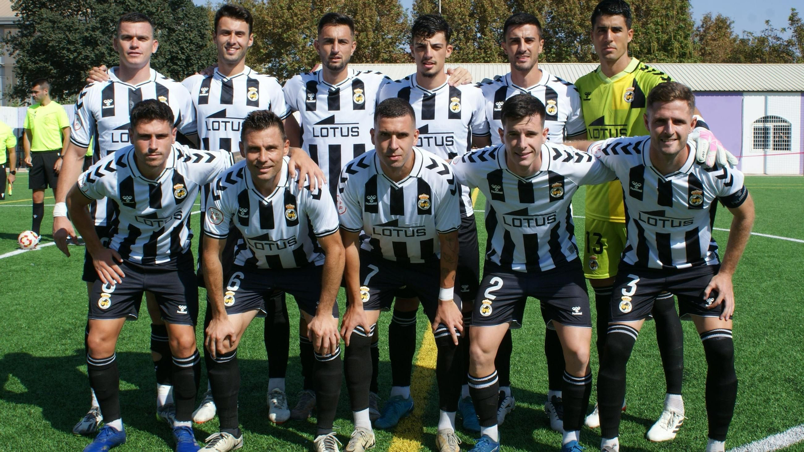 Formación injicial de la Real Balompédica, este domingo en Cartagena ante la Deportiva Minera