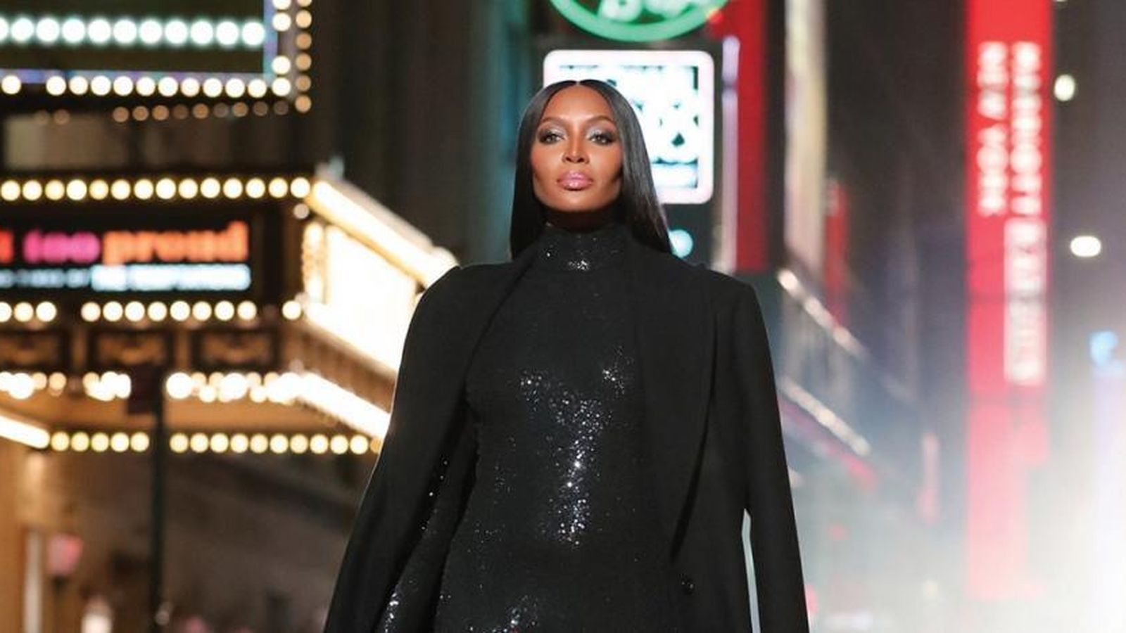 Naomi Campbell, en el desfile de Michael Kors.