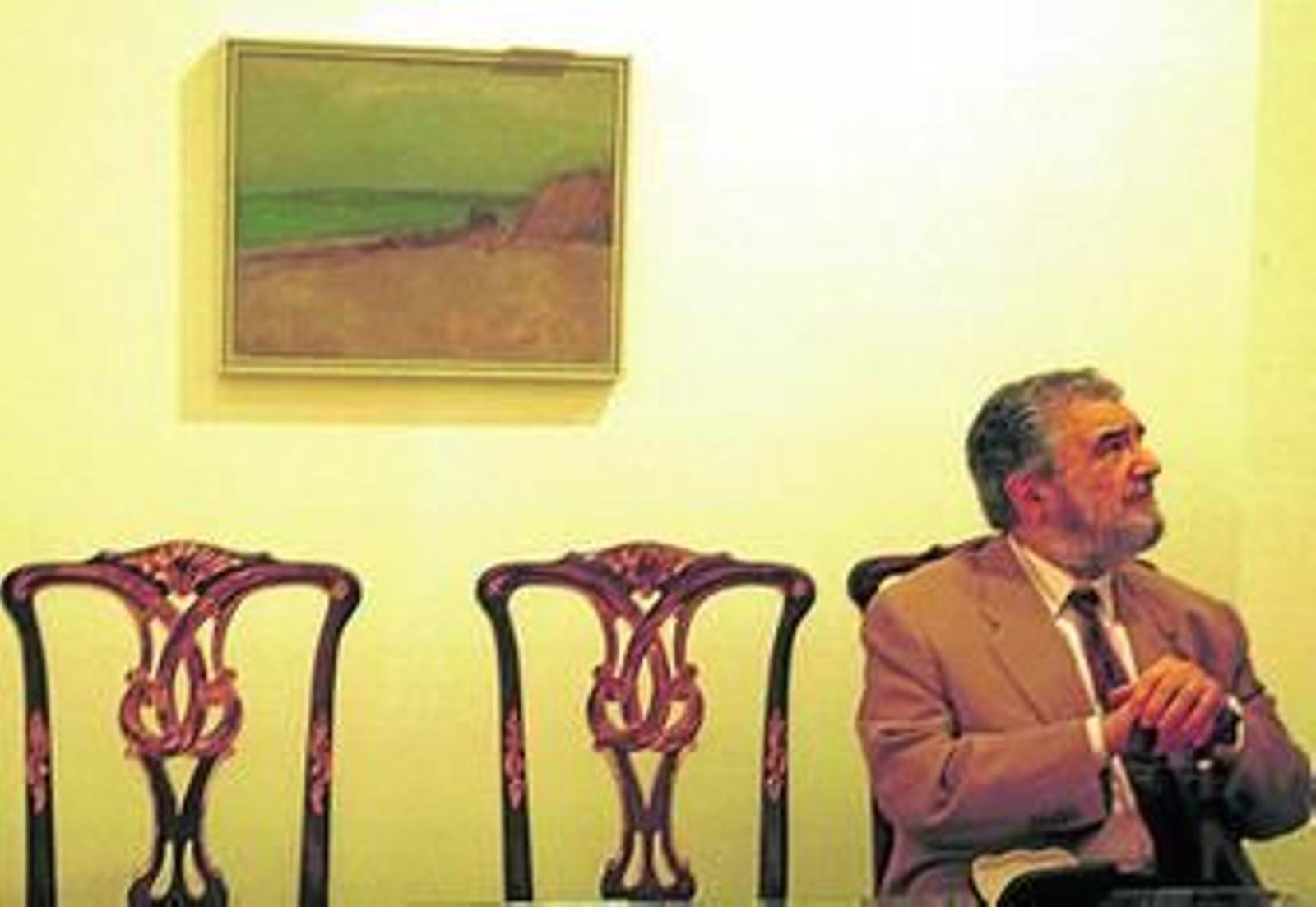 El pintor Joaquín Sáenz, objeto del estudio de Juan Bosco en la colección 'Arte Hispalense'.