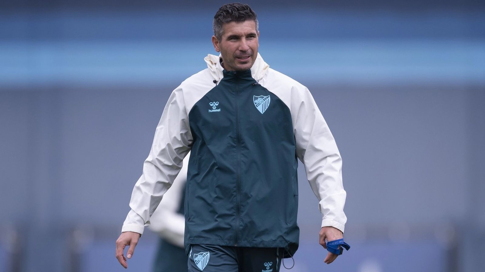 Juan Francisco Funes, el entrenador del Málaga.