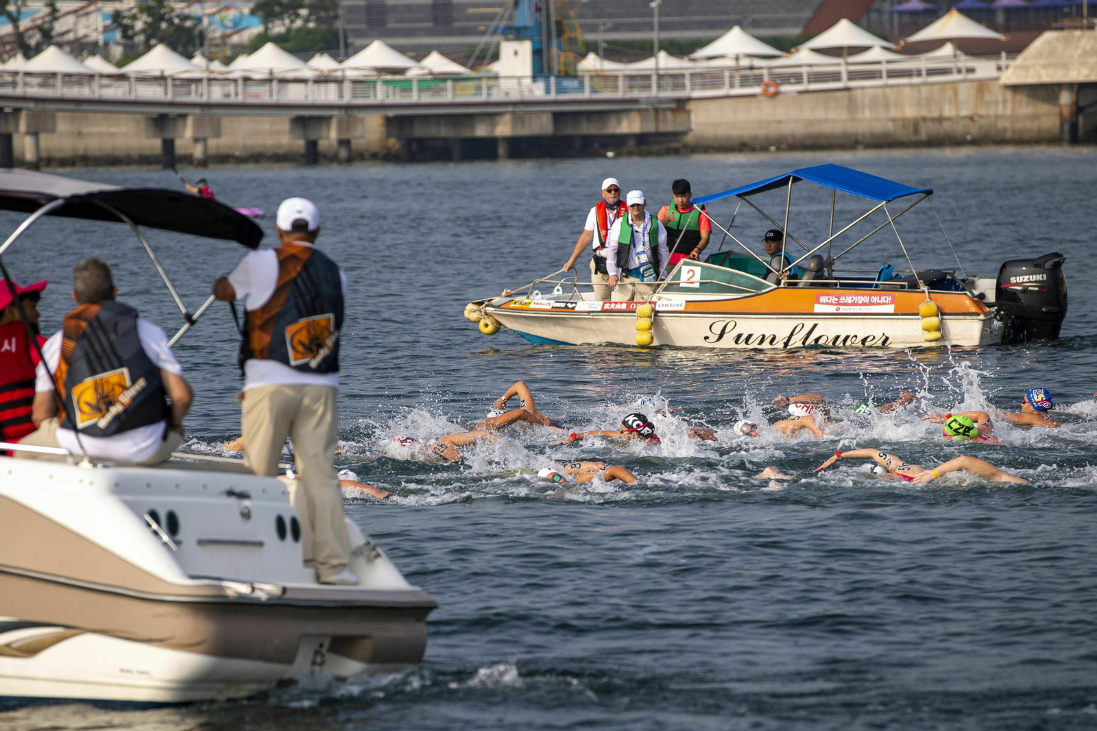 Las fotos de Paula Ruiz en el Mundial de aguas abierta de Gwangju