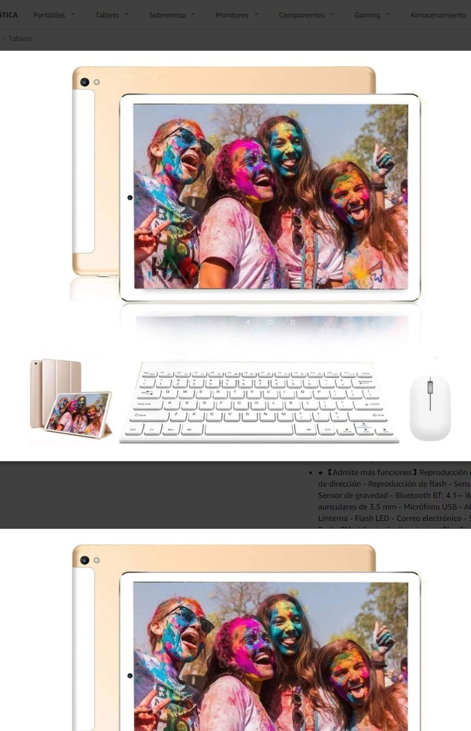 Tablet de 10 pulgadas de Amazon.