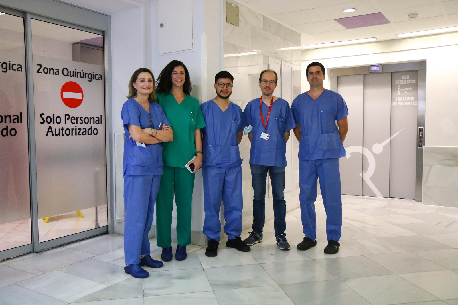 Los especialistas de la unidad de Cirugía Torácica del Hospital Virgen del Rocío.