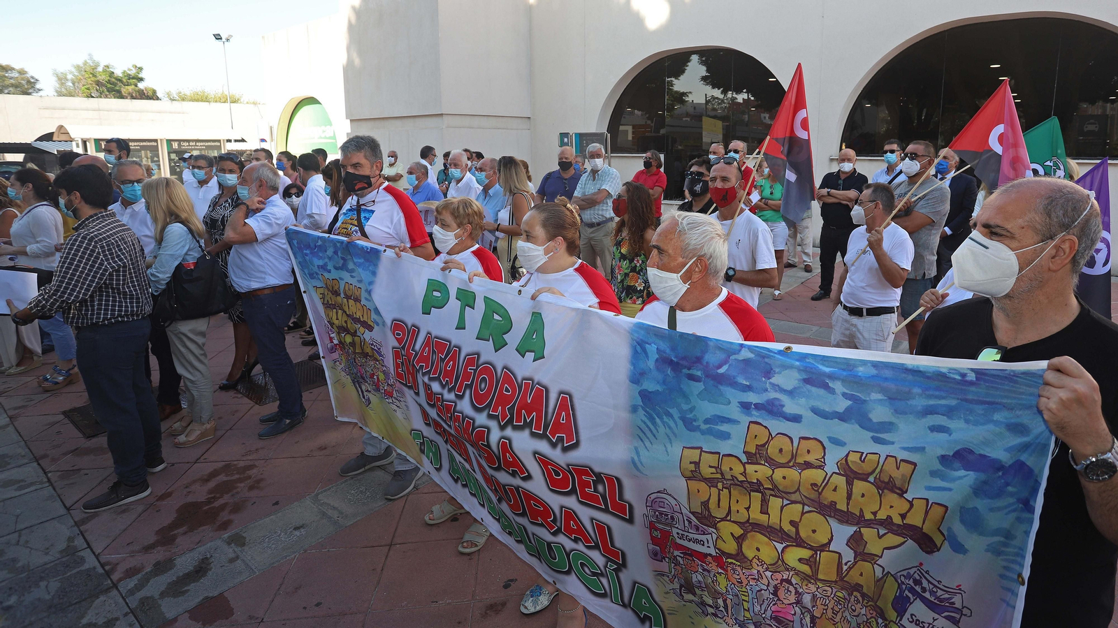 Concentración por el tren en Algeciras