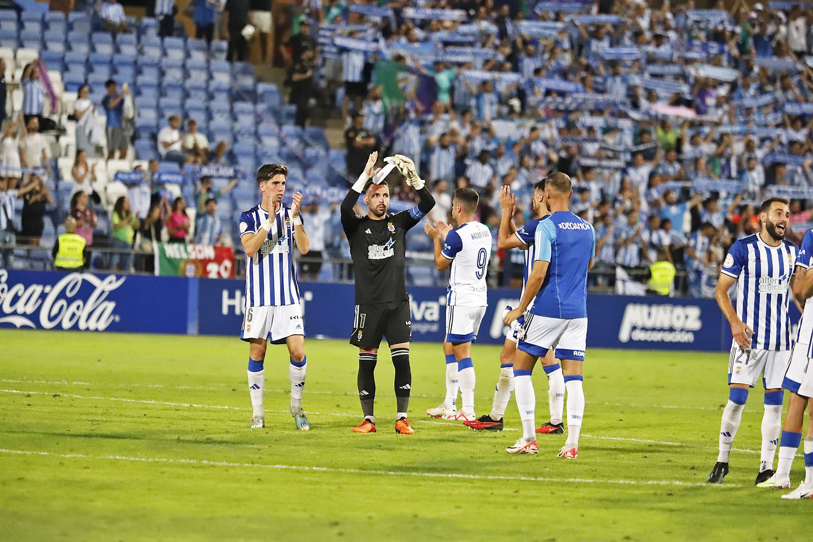 Imágenes del encuentro entre el Recreativo de Huelva y el Málaga