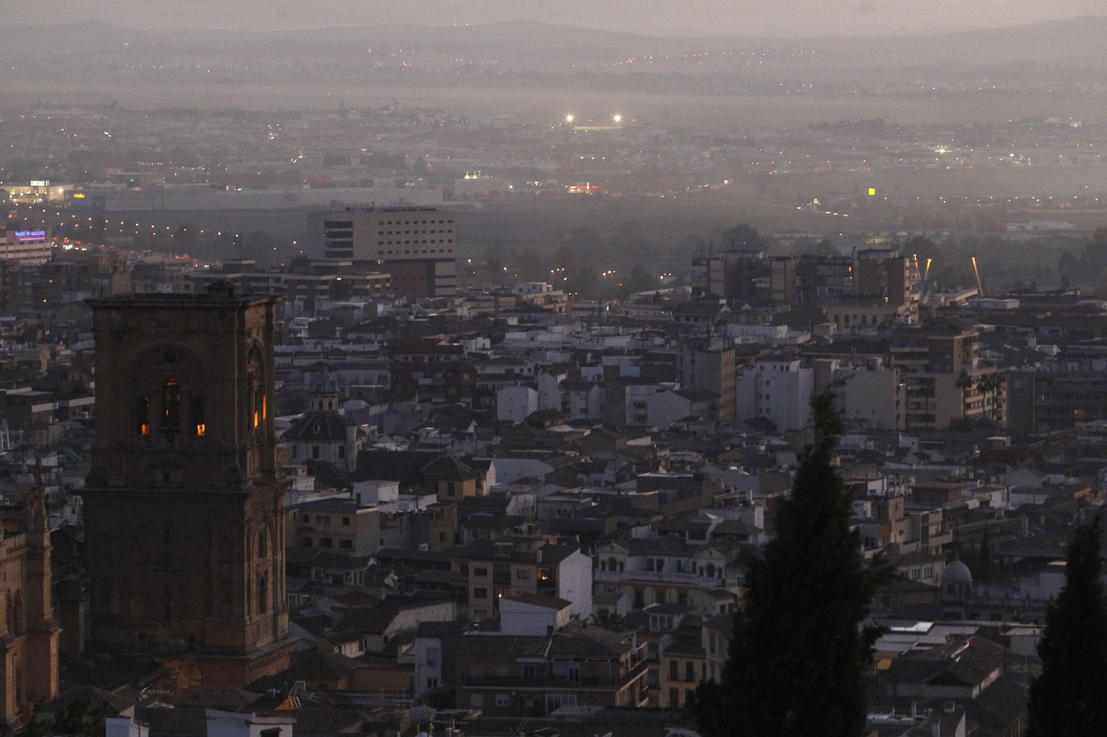 Imagen de archivo de la contaminación en Granada