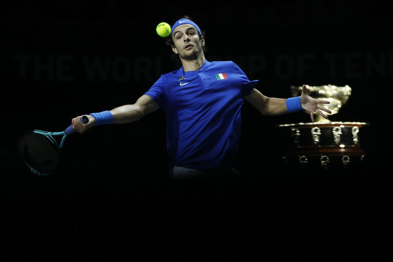 Copa Davis en Málaga: El Musetti-Kecmanovic, en fotos