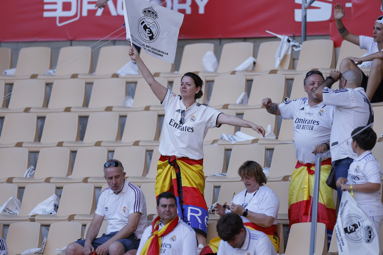 Búscate en las fotos de la final de la Copa del Rey entre el Madrid y el Osasuna