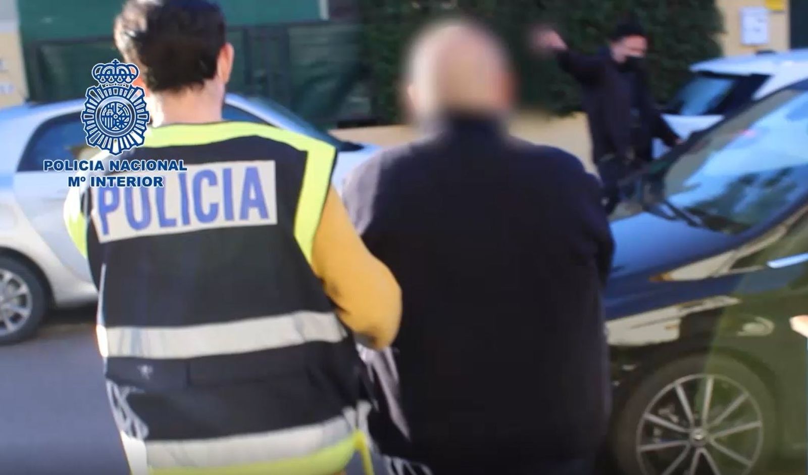 La Policía Nacional realizando una detención, en una imagen de archivo.