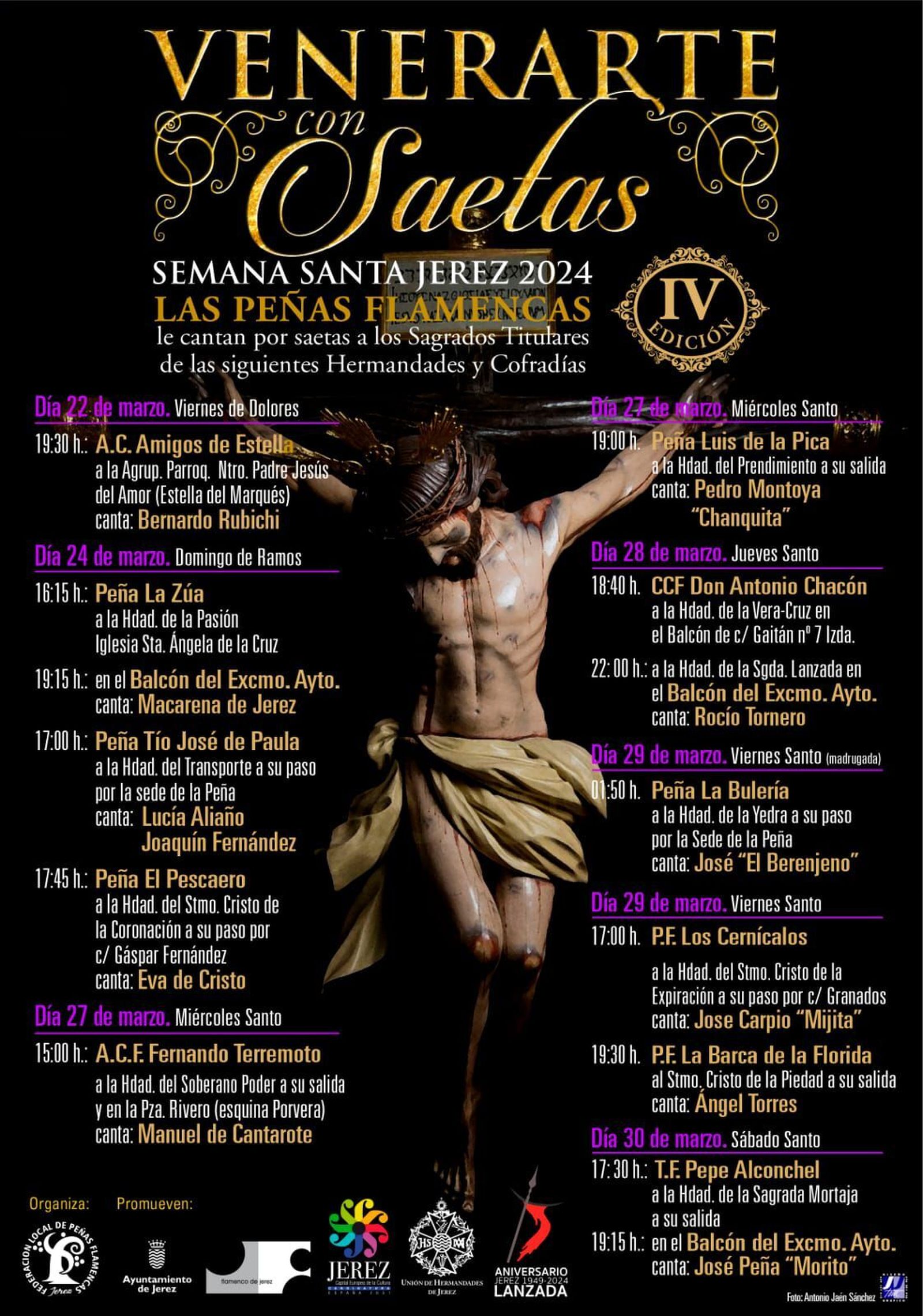 Cartel del ciclo 'Venerarte con Saetas'.