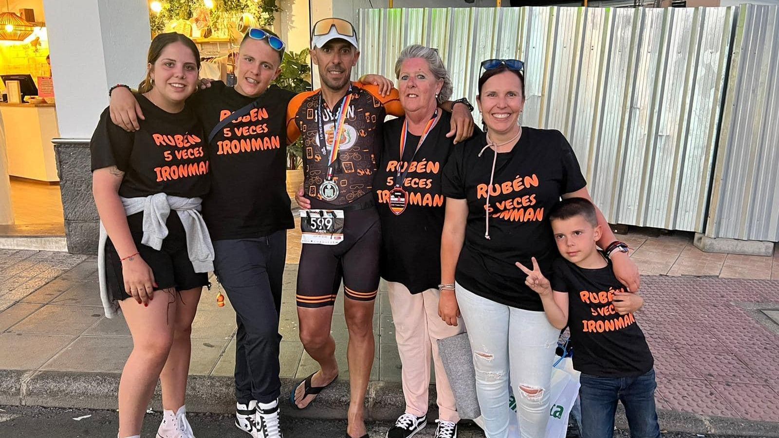 Rubén Pérez y Manuel J. Gonzálvez en el Ironman de Lanzarote