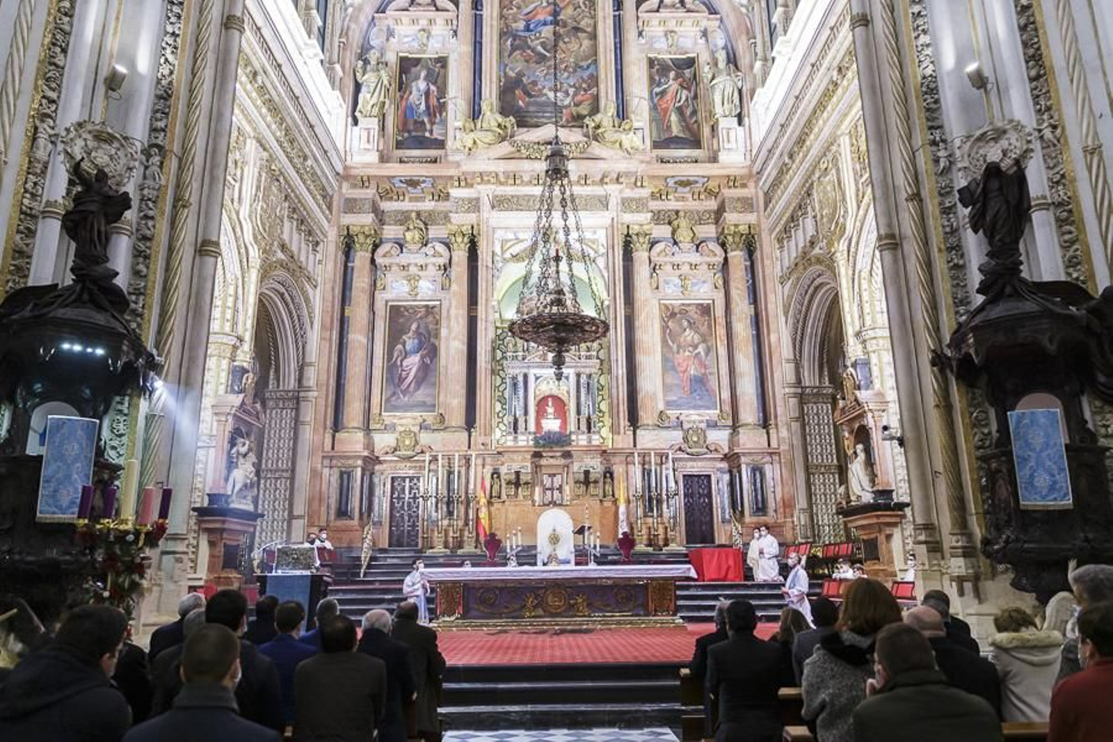 Vigilia de la Inmaculada en 2021 en la Catedral.