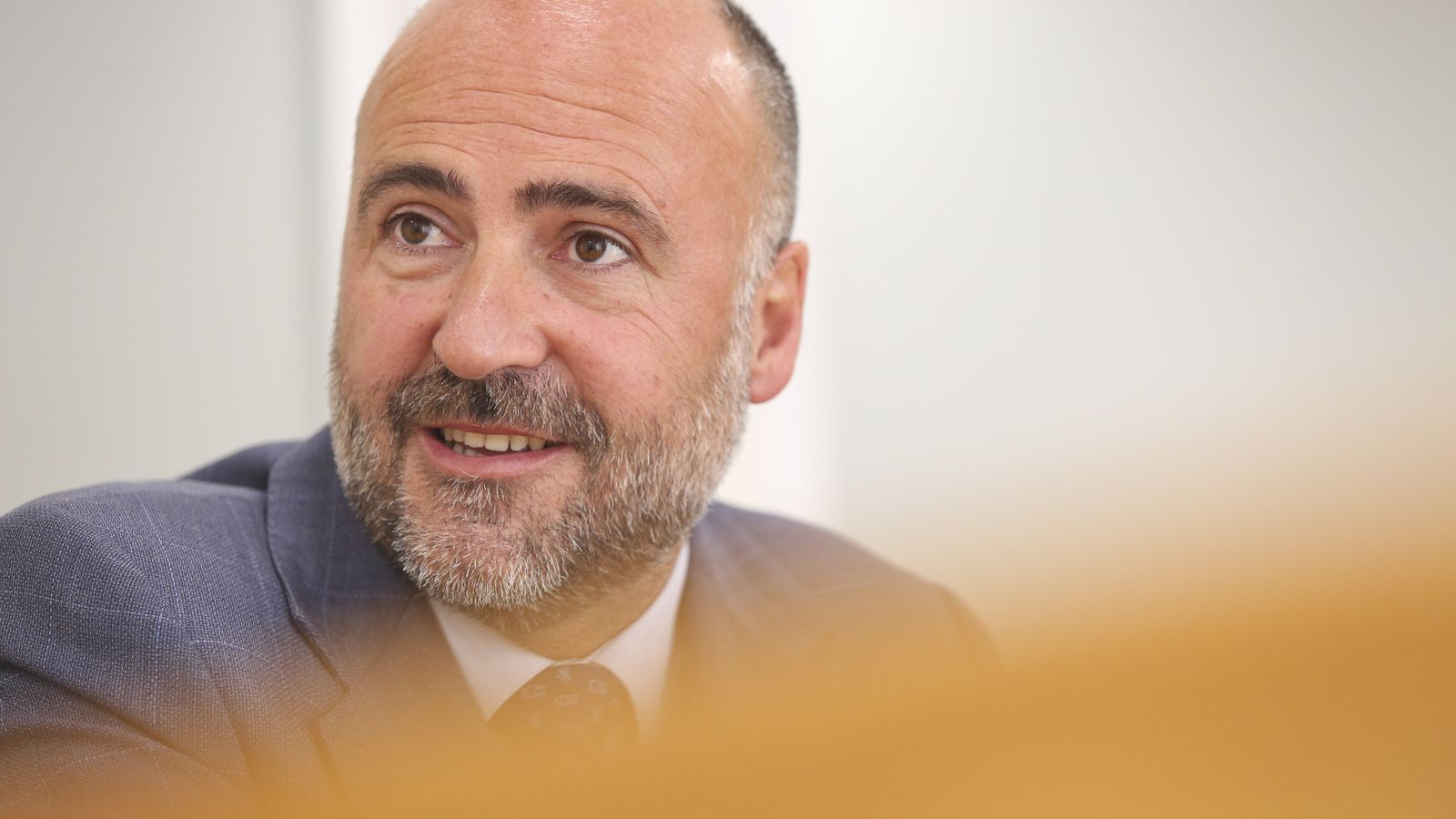 Rafael Durbán durante la entrevista.