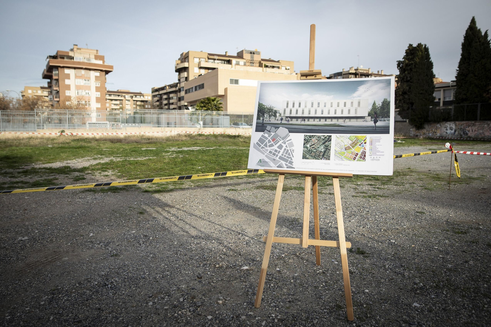 Solar en donde se proyecta el futuro centro  de  Salud  del barrio de  la Juventud