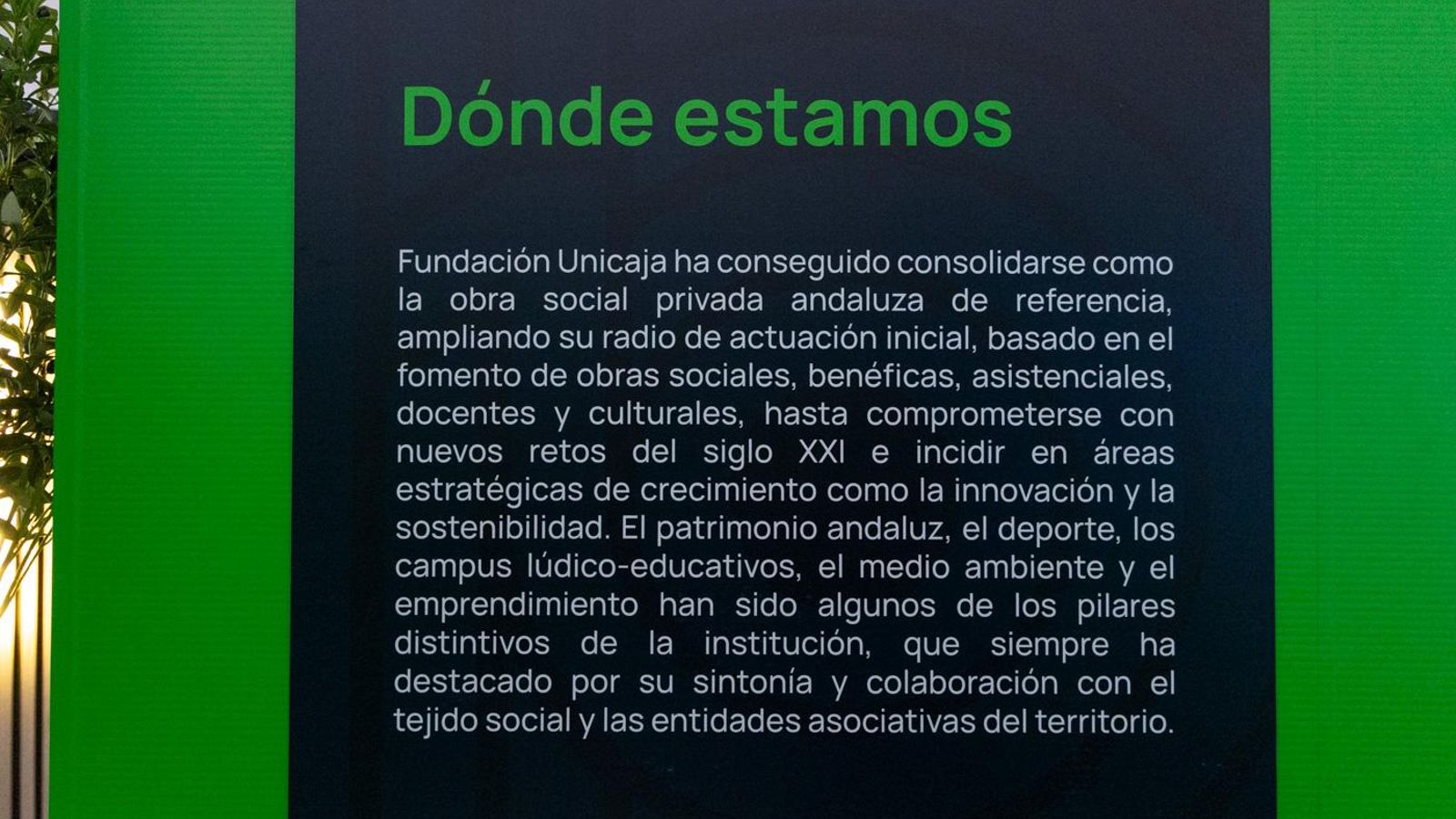 Inauguración en Jaén del Espacio Fundación Unicaja con motivo de la conmemoración del décimo aniversario de la entidad