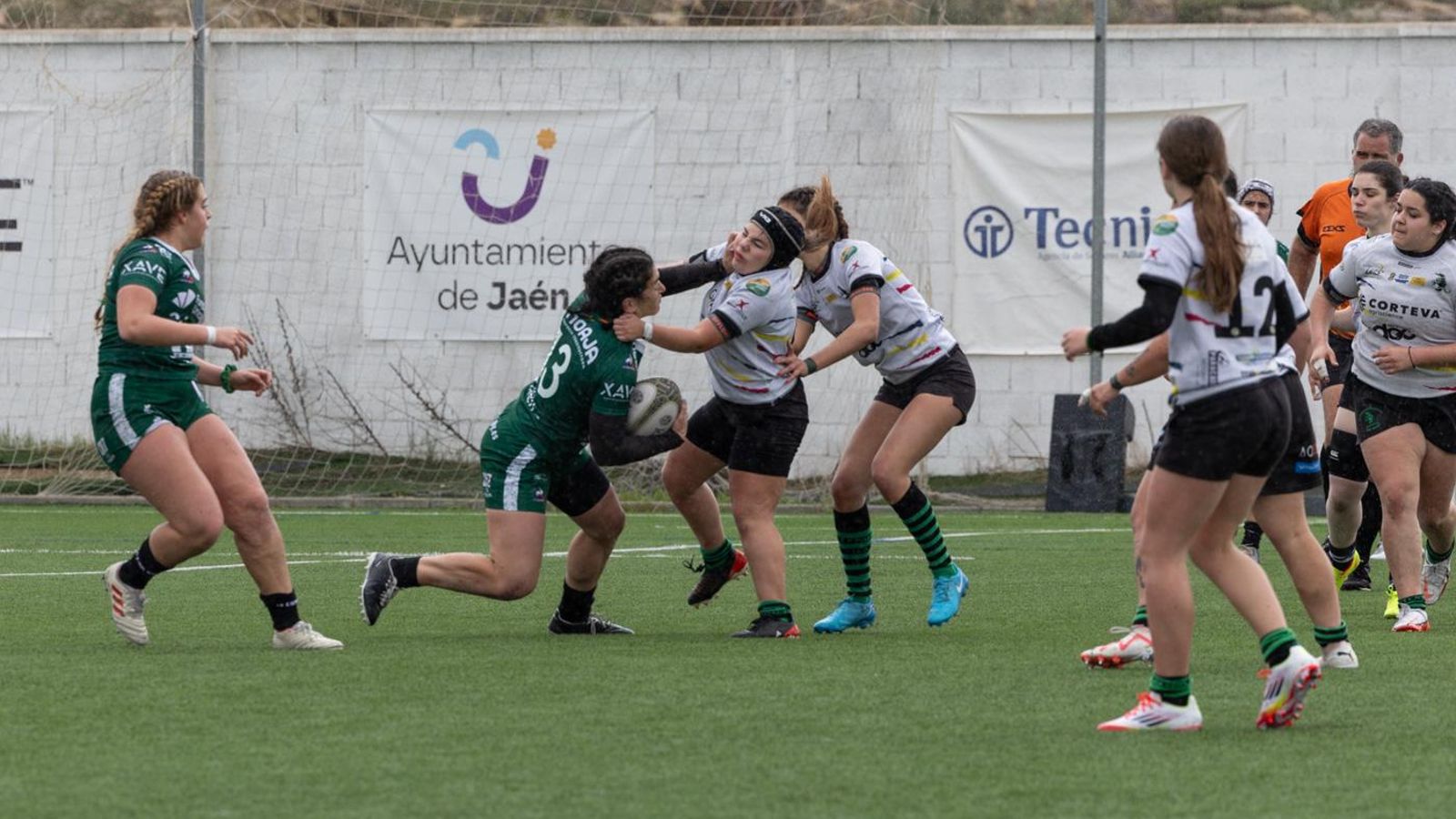 La alegría por el título de campeonas de Jaén Rugby femenino, en imágenes