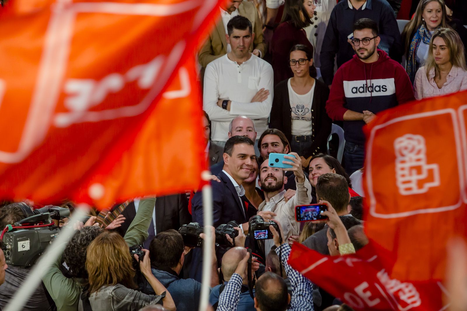 Imágenes del mitin del PSOE en Cádiz