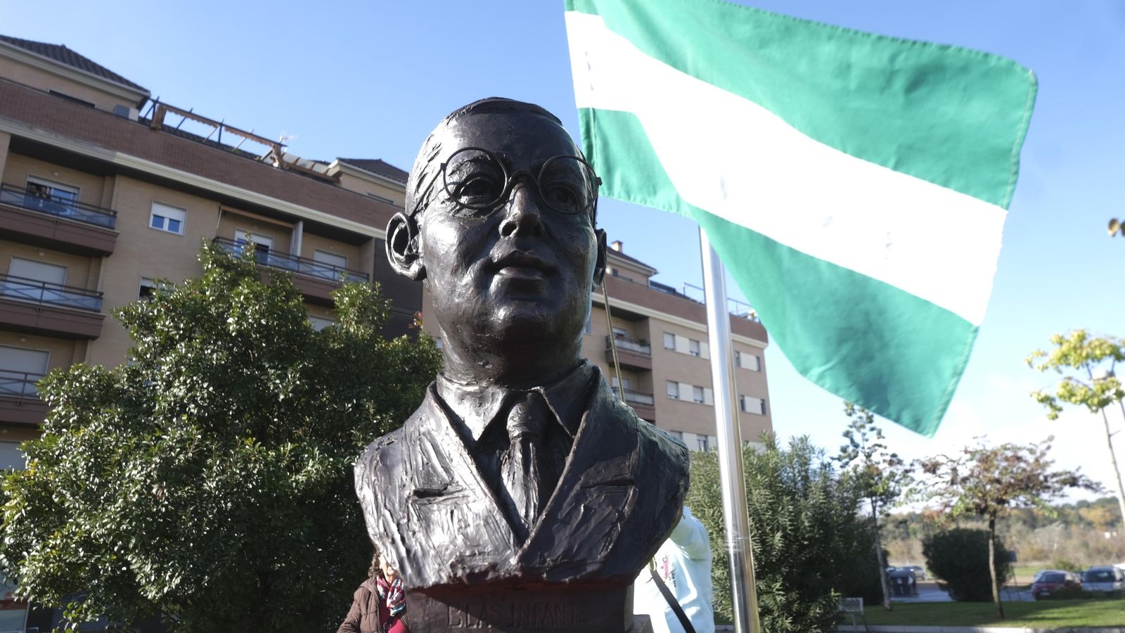 El busto de Blas Infante.