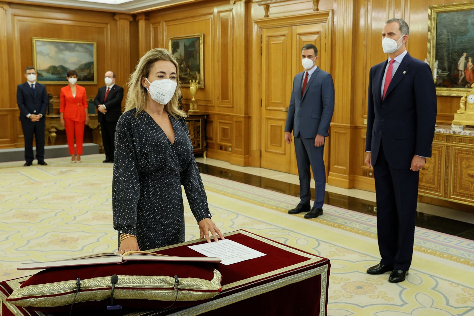 La nueva ministra de Transportes, Movilidad y Agenda Urbana, Raquel Sánchez