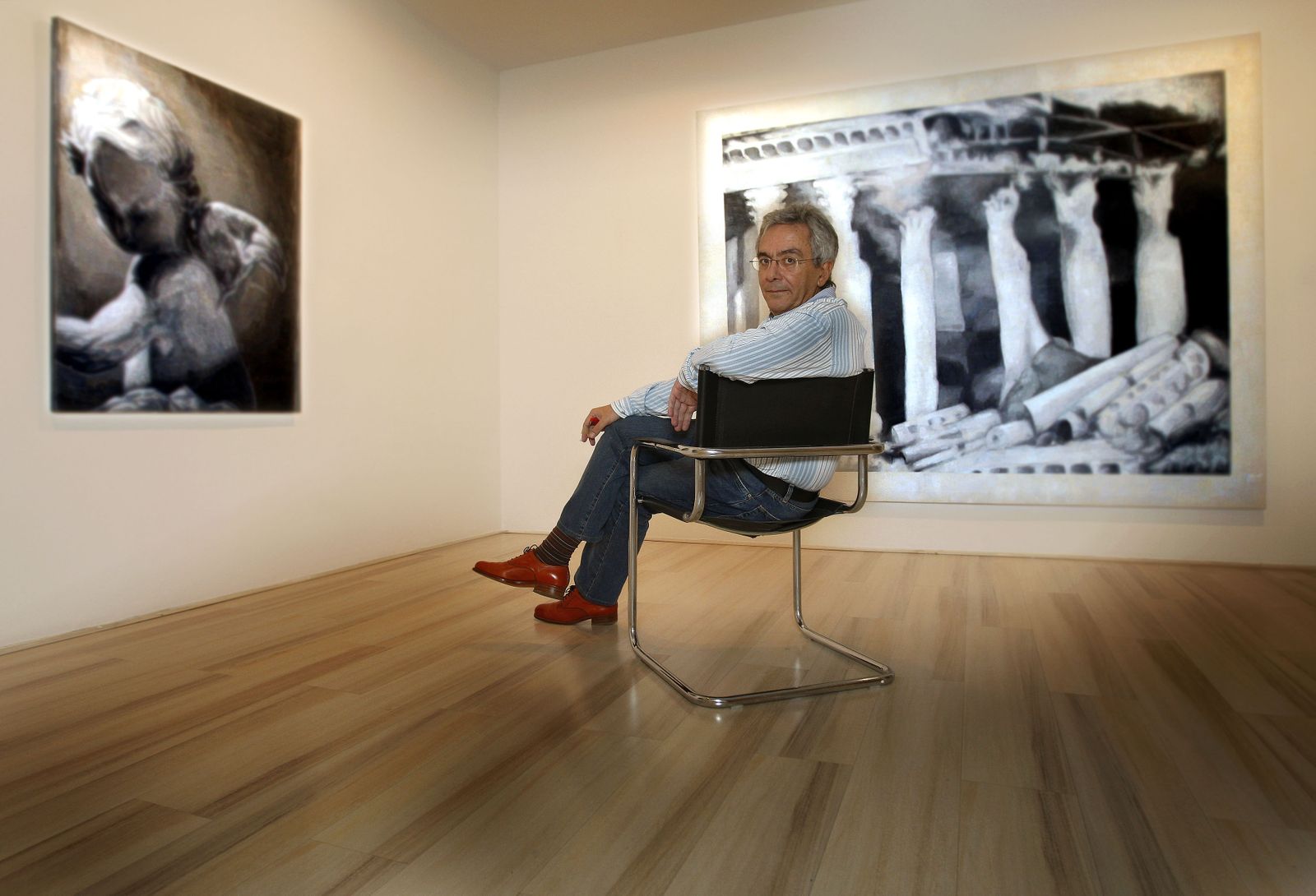 El artista gaditano residente en Alhaurín El Grande Chema Cobo.