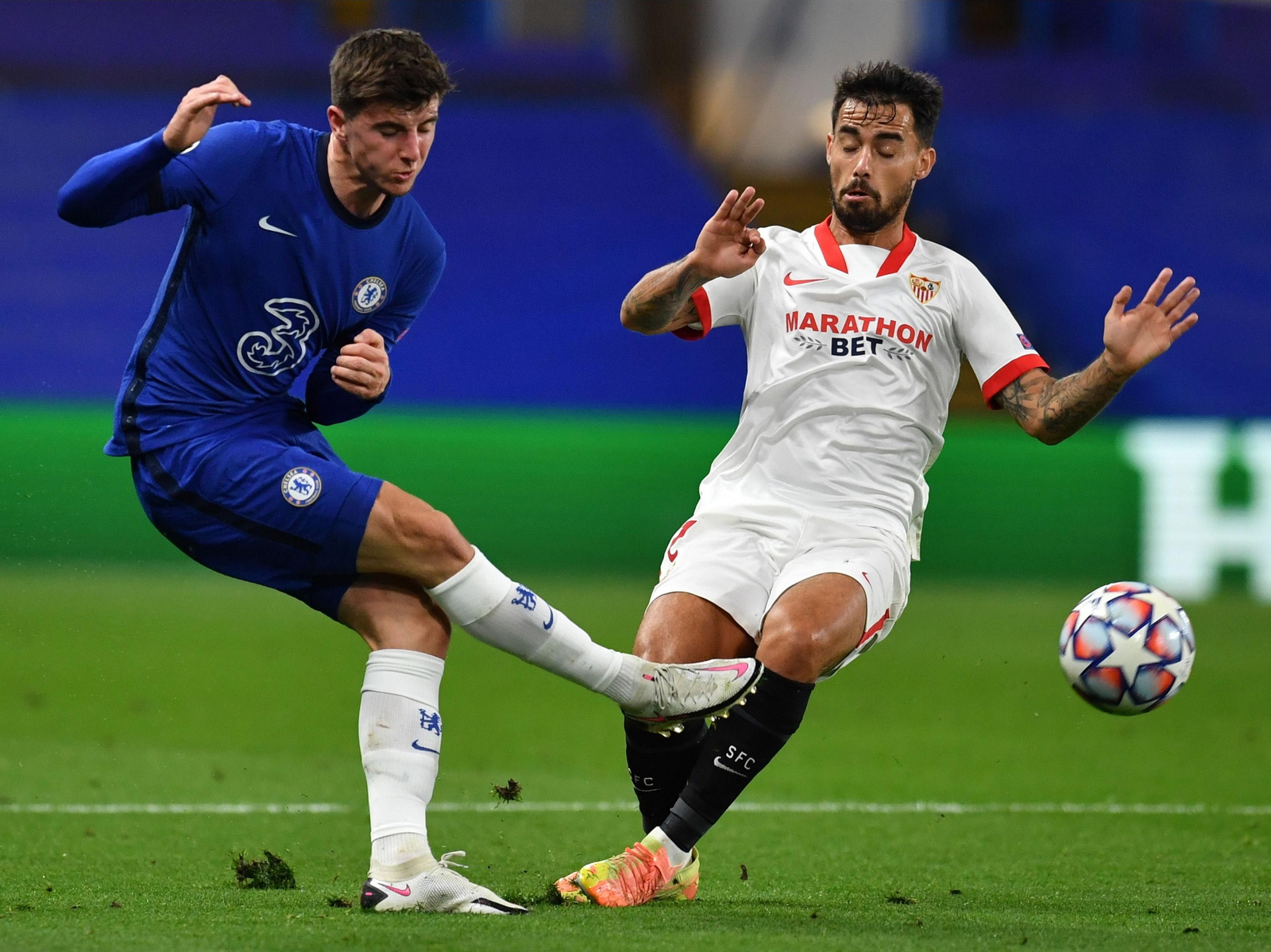 Las imágenes del Chelsea-Sevilla