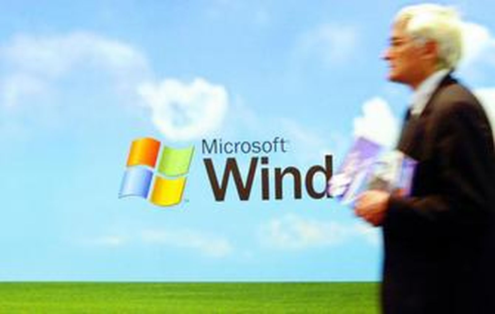 'Stand' de Microsoft en la feria tecnológica de Hannover.