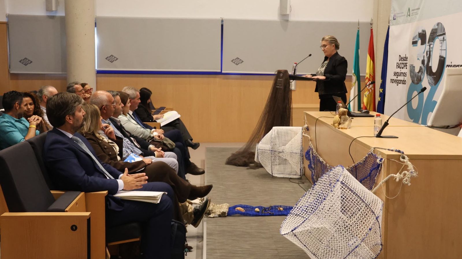 Carmen Lidia Reyes en un momento de la jornada
