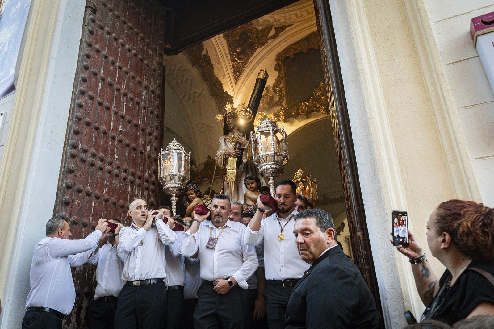Las imágenes históricas del Nazareno en Puerta Tierra