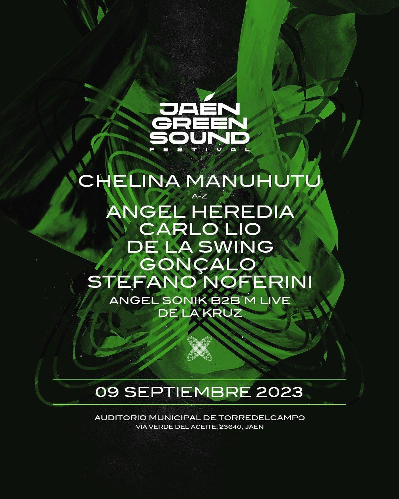 Cartel del festival, que se traslada este año al municipio de Torredelcampo.