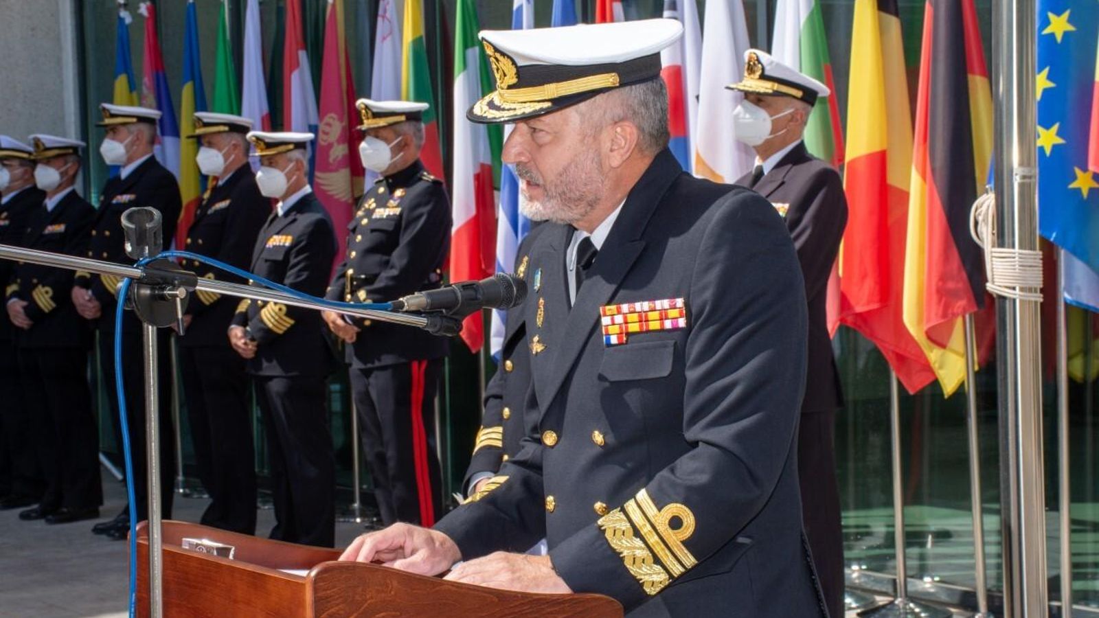 El nuevo comandante de la operación Atalanta