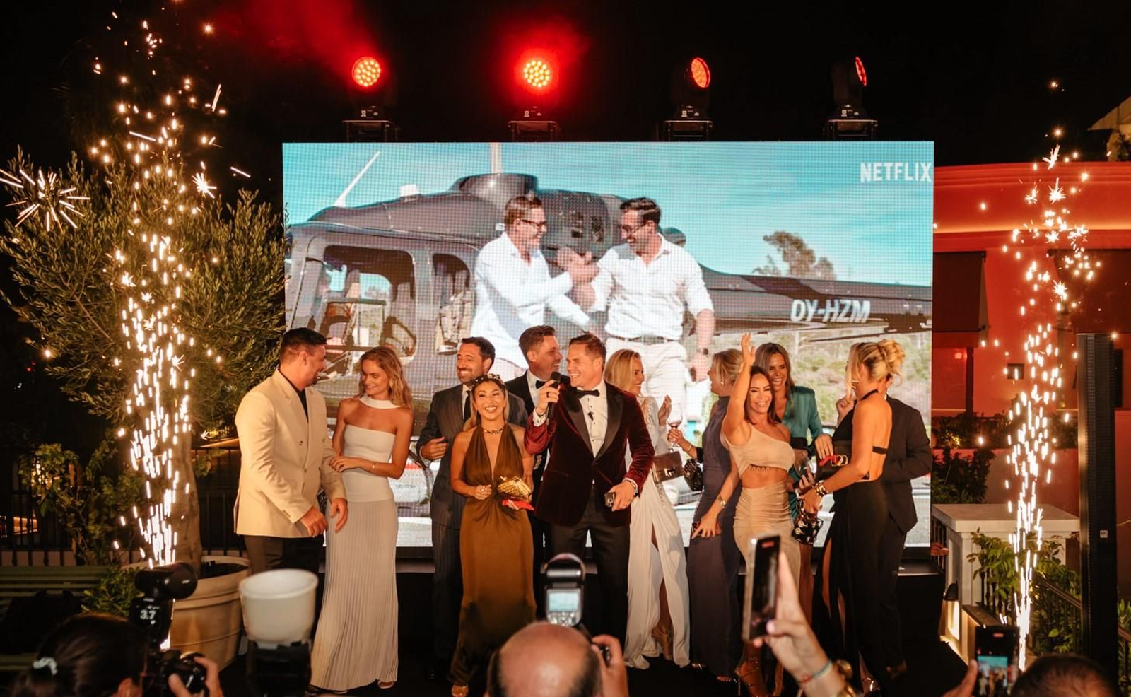 Presentación de la serie en Marbella. Presentación de la serie en Marbella.