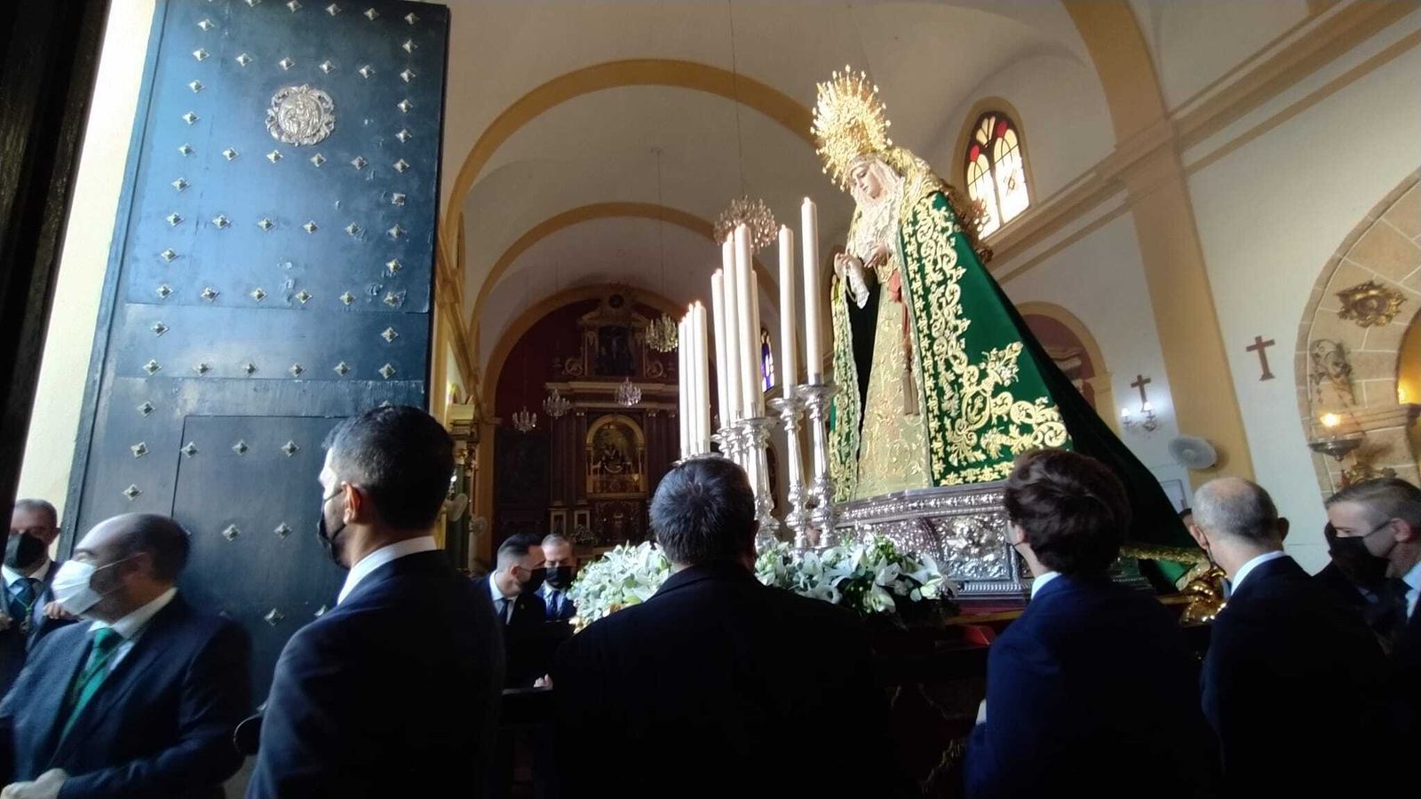 Rosario del Huerto, el primer acto de culto externo en 18 meses de pandemia