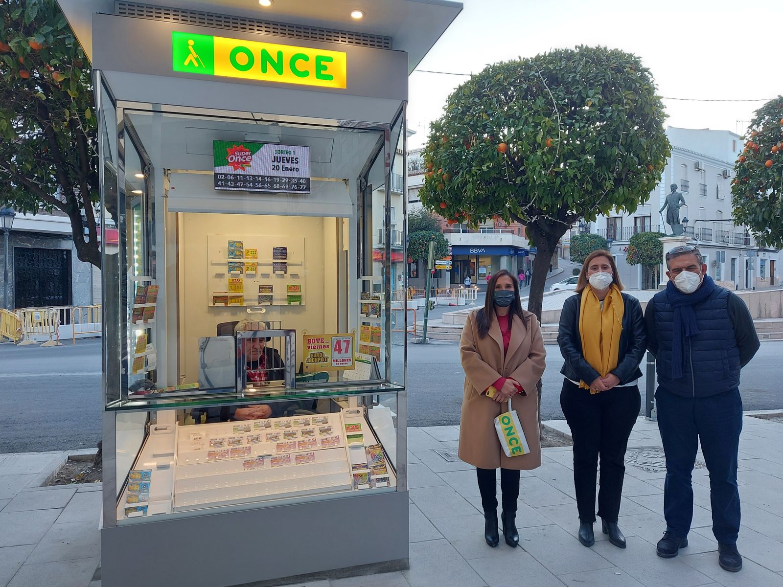 El nuevo quiosco en Baena.