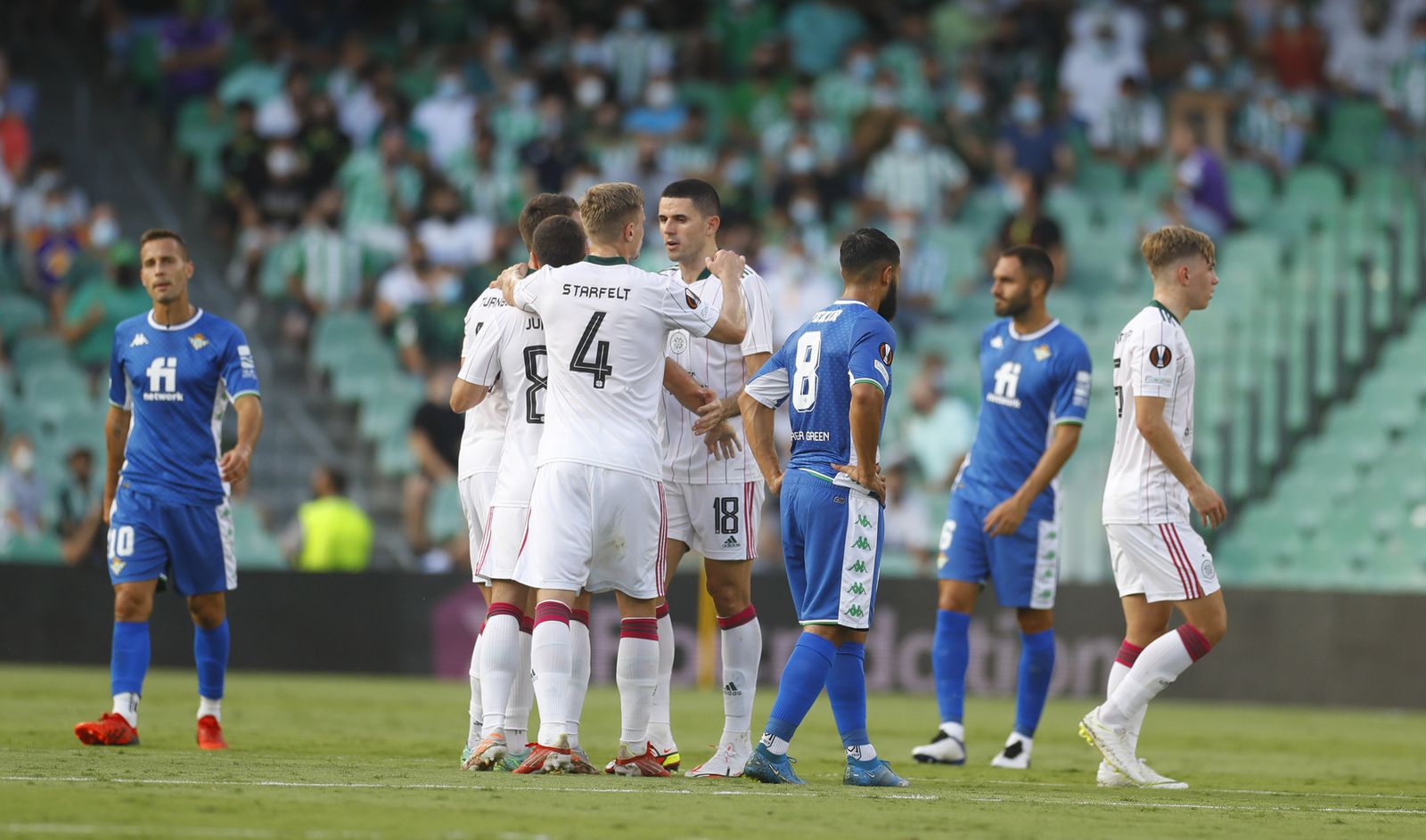 Las imágenes del Betis- Celtic