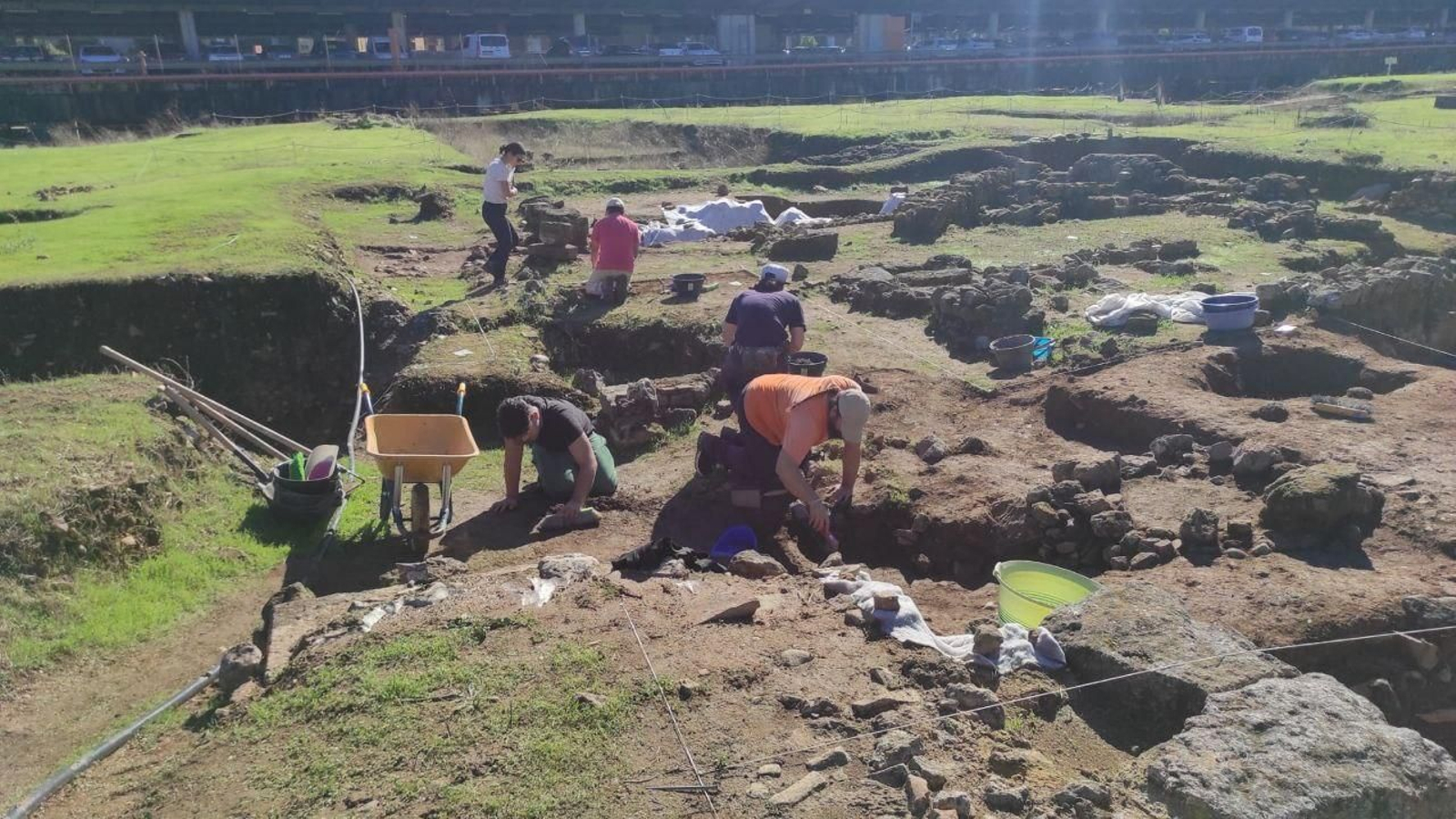 Inicio de los trabajos en Cercadilla.