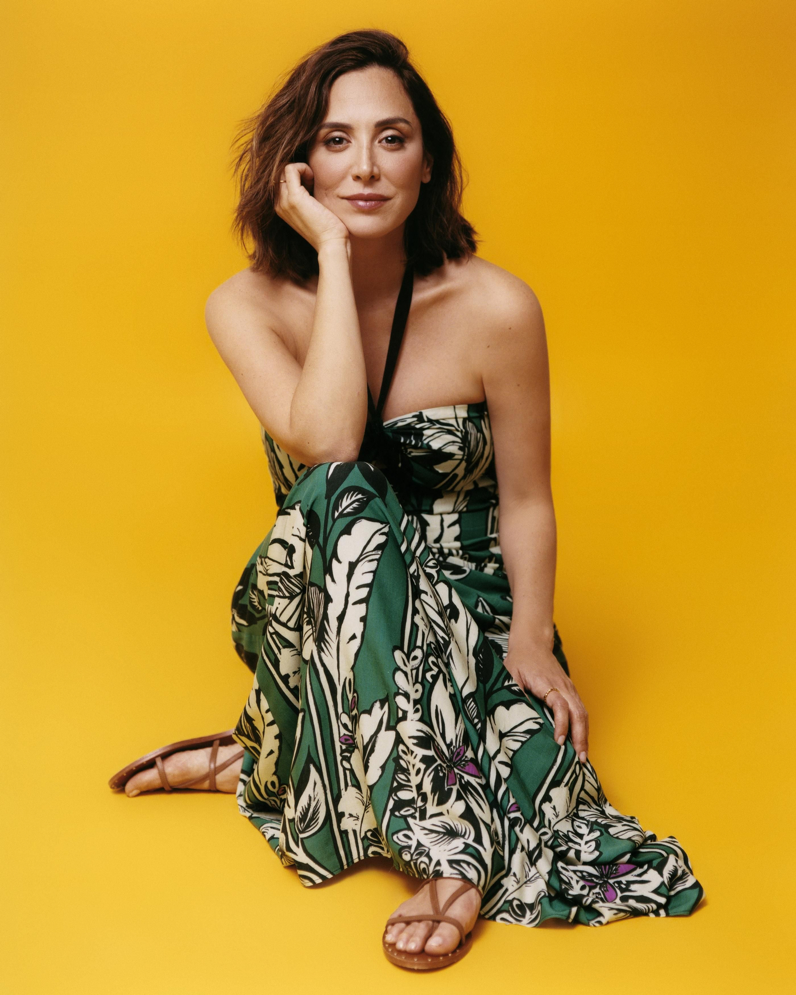 Tamara Falcó con uno de los modelos de Aruba