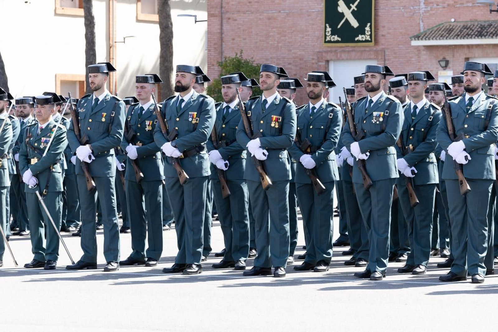 Jura de bandera de la 130ª promoción de guardias civiles de la Academia de Baeza