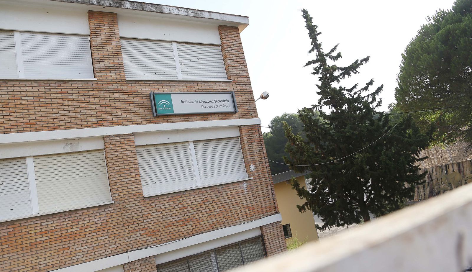 Una imagen tomada en el día de ayer del IES Josefa de los Reyes.