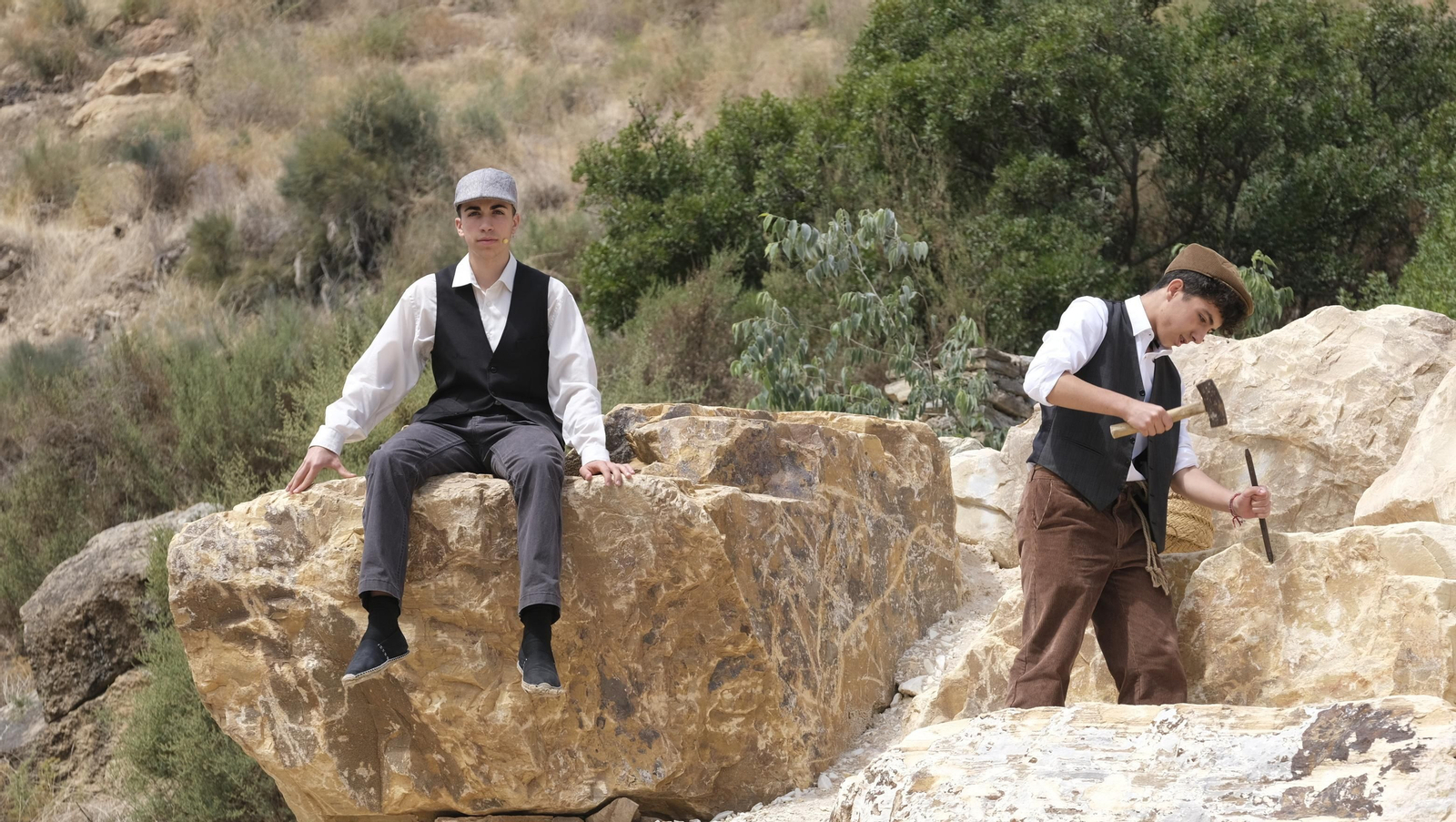 Imágenes de la recreación histórica Canteros y Caciques, en Macael