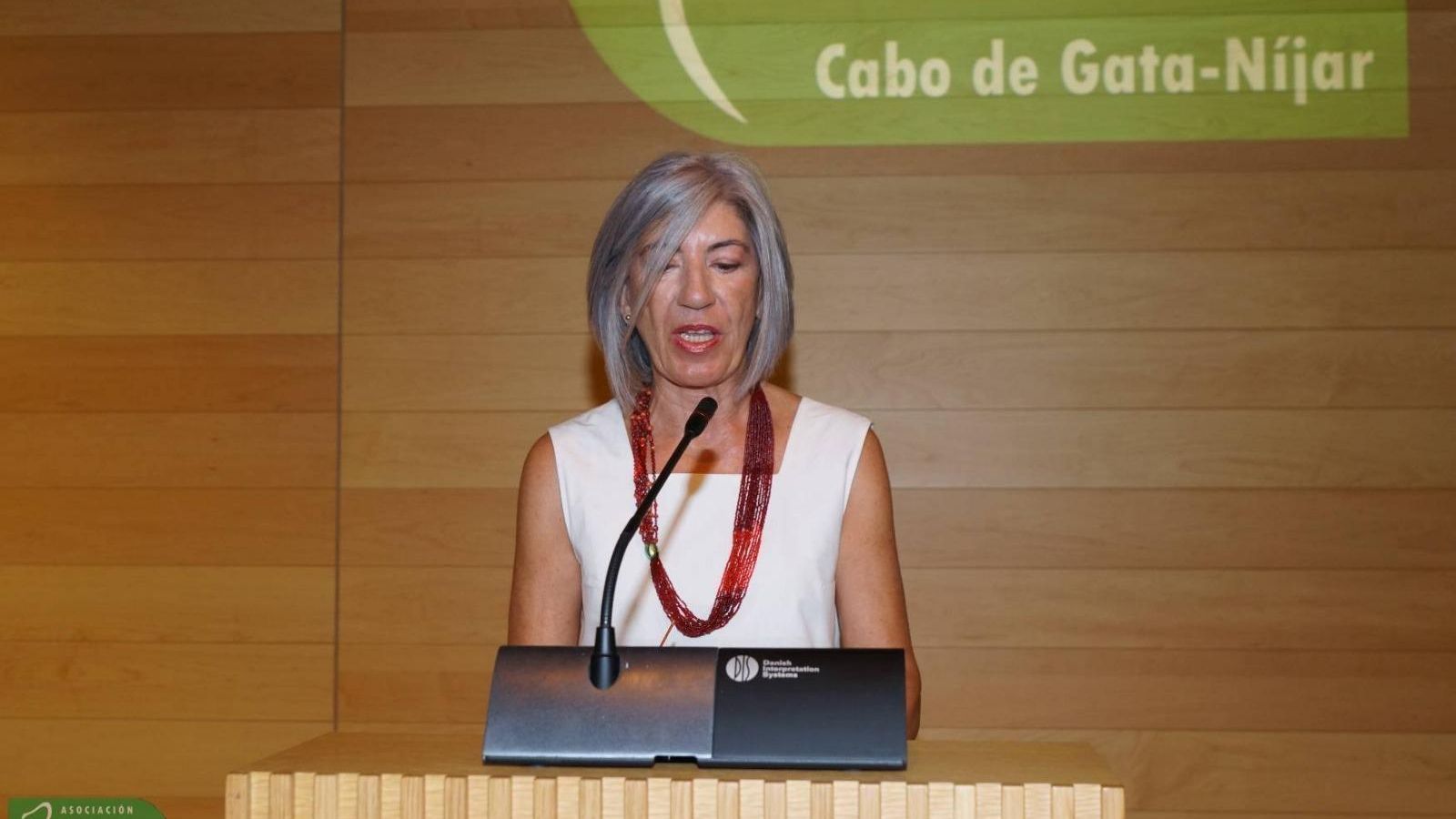 Pilar González, de Amigos del Parque, es una histórica del ecologismo almeriense