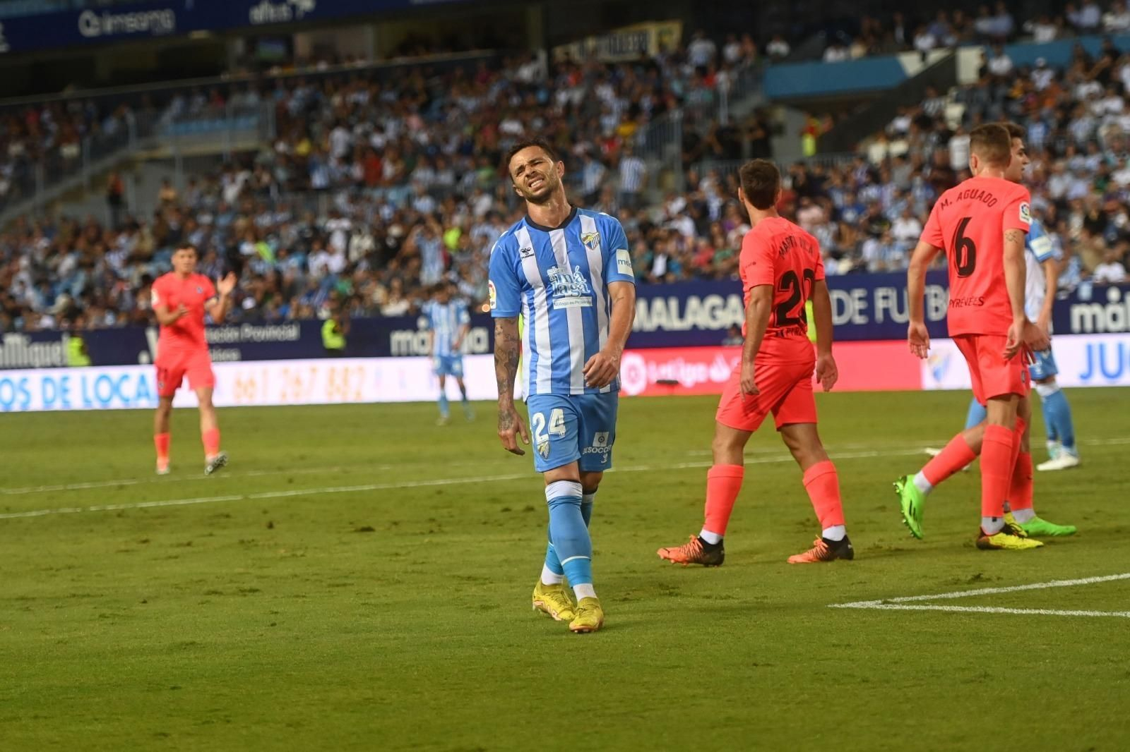 Una imagen del Málaga CF - Andorra Una imagen del Málaga CF - Andorra