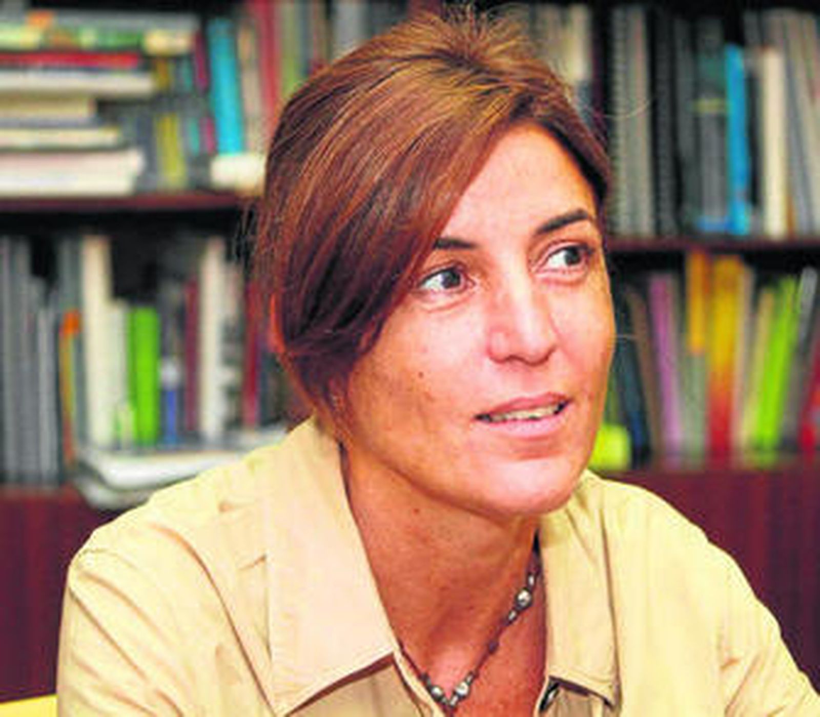 La vicerrectora de Ordenación Académica, Ana Lozano, la semana pasada en su despacho.