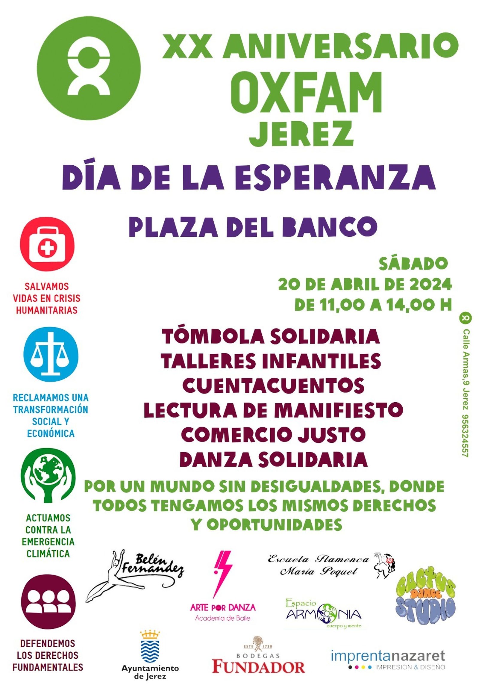 Cartel del Día de la Esperanza.