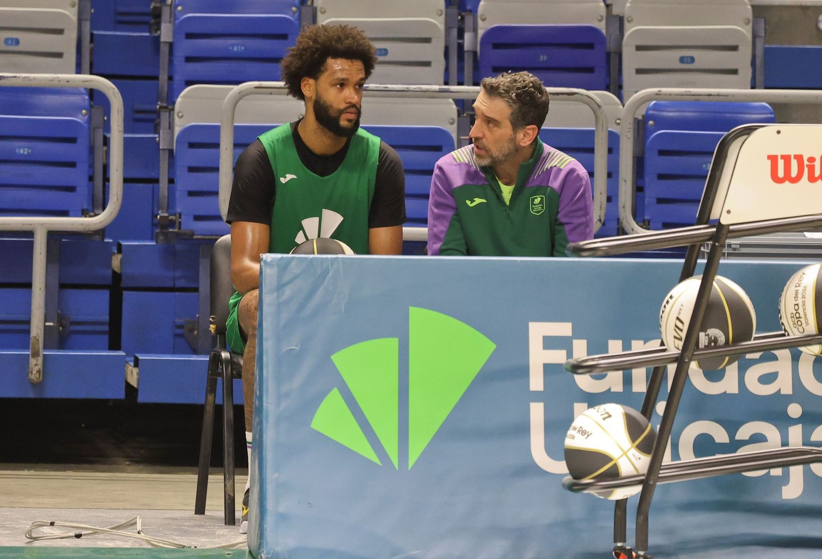 Último entrenamiento en Málaga antes de viajar a la Copa