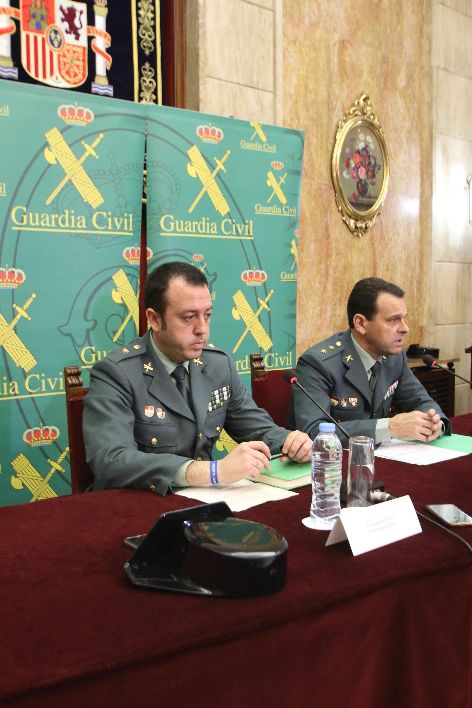 La rueda de prensa con datos de la Operación Nemo, en imágenes